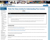 Think-Pair-Share Activity for Understanding Price Controls