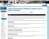 Foreign Exchange Rates: Solidifying a Student's Grasp of Supply and Demand