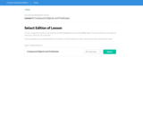 Lesson 1: Compound Objects and Predicates