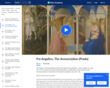 Fra Angelico's The Annunciation (Prado)