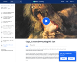 Goya's Saturn Devouring One of His Sons