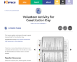 Volunteer Activity for Constitution Day