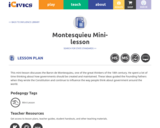 Montesquieu Mini-lesson