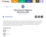 Mini-lesson: Midterm Elections (HS)