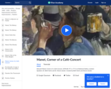 Manet's Corner of a Cafe-Concert