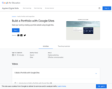 Build a Portfolio with Google Sites