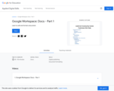 Google Workspace: Docs - Part 1