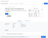 Manage a Project with Digital Tools