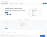 Manage Project Communication