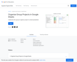 Organize Group Projects in Google Sheets