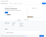 Program a Progress Bar