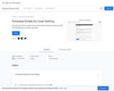 Schedule Emails for Goal-Setting