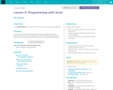 CS Fundamentals K.5: Programming with Scrat