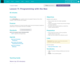 CS Fundamentals 5.11: Programming with the Bee