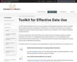 Toolkit for Effective Data Use