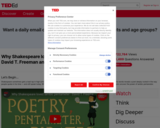 TED: Why Shakespeare Loved Iambic Pentameter