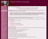 Fallacies & Pitfalls in Psychology