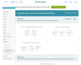 Functions: Linear, Quadratic, and Exponential Models