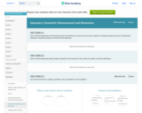 Geometry: Geometric Measurement and Dimension