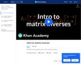 Intro to matrix inverses