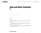 Boys and Girls, Variation 1