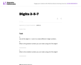 Digits 2-5-7