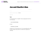 Jon and Charlie's Run