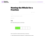 Naming the Whole for a Fraction