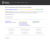 The Wonder of Science: MS-LS2-5: Biodiversity and Ecosystem Services Solutions