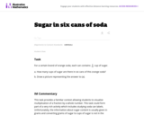 Sugar in Six Cans of Soda