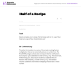 Half of a Recipe