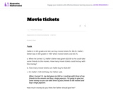 Movie tickets