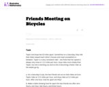 Friends Meeting on Bicycles