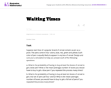 Waiting Times