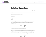 Solving Equations