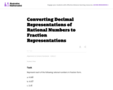 Converting Decimal Representations of Rational Numbers to Fraction Rep