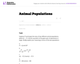 Animal Populations