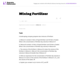 Mixing Fertilizer