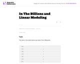 In the Billions and Linear Modeling