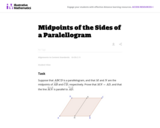 Midpoints of the Sides of a Paralellogram