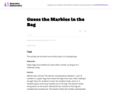 Guess the Marbles in the Bag