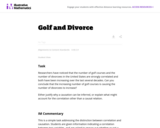 Golf and Divorce