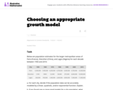 F-LE Choosing an appropriate growth model