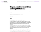 F-TF, G-CO, Trigonometric Identities and Rigid Motions