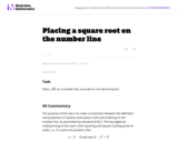 8.NS Placing a square root on the number line