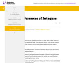 7.NS Differences of Integers