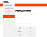 Identifying Outliers