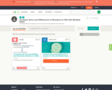 Compare Sums and Differences of Numbers to 100 with Multiple Steps