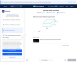 Volume with Fractions