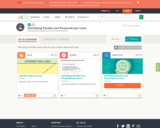 Identifying Parallel and Perpendicular Lines